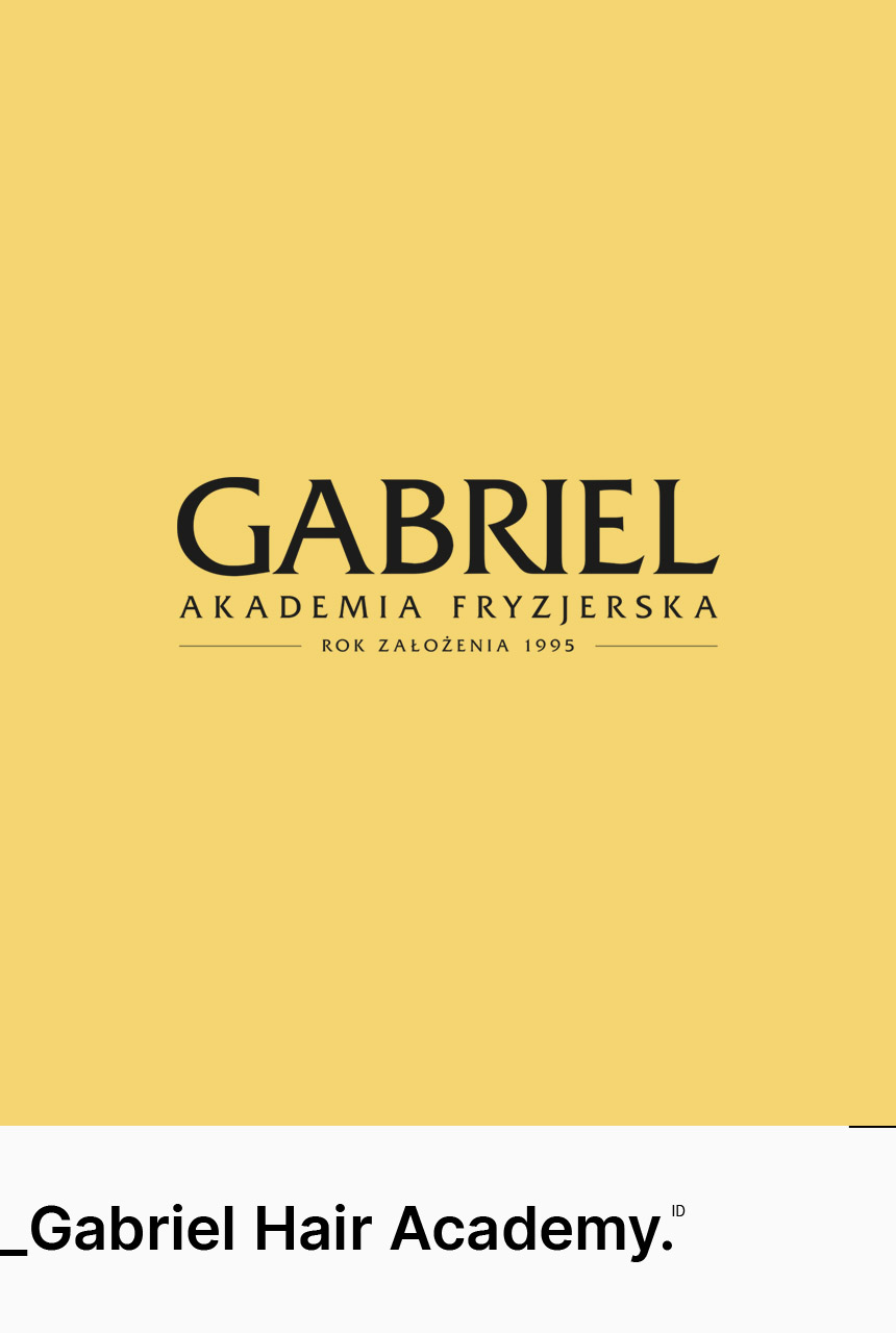 Tomek Jankowski Design Identity - Gabriel Hair Academy